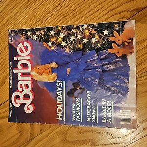 VINTAGE BARBIE MAGAZINE THE MAGAZINE FOR GIRLS WINTER 1987 Collectible